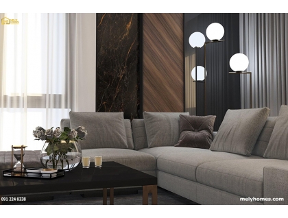 Nội thất chung cư phong cách Luxury của chú Đức